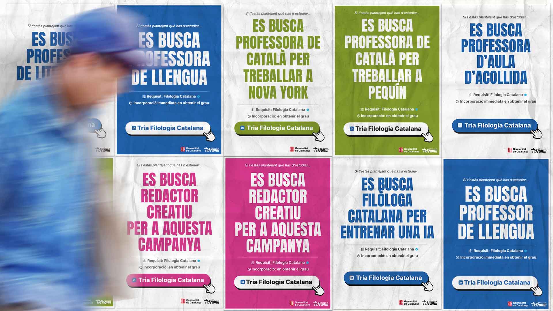 Landing page per a Política Lingüística